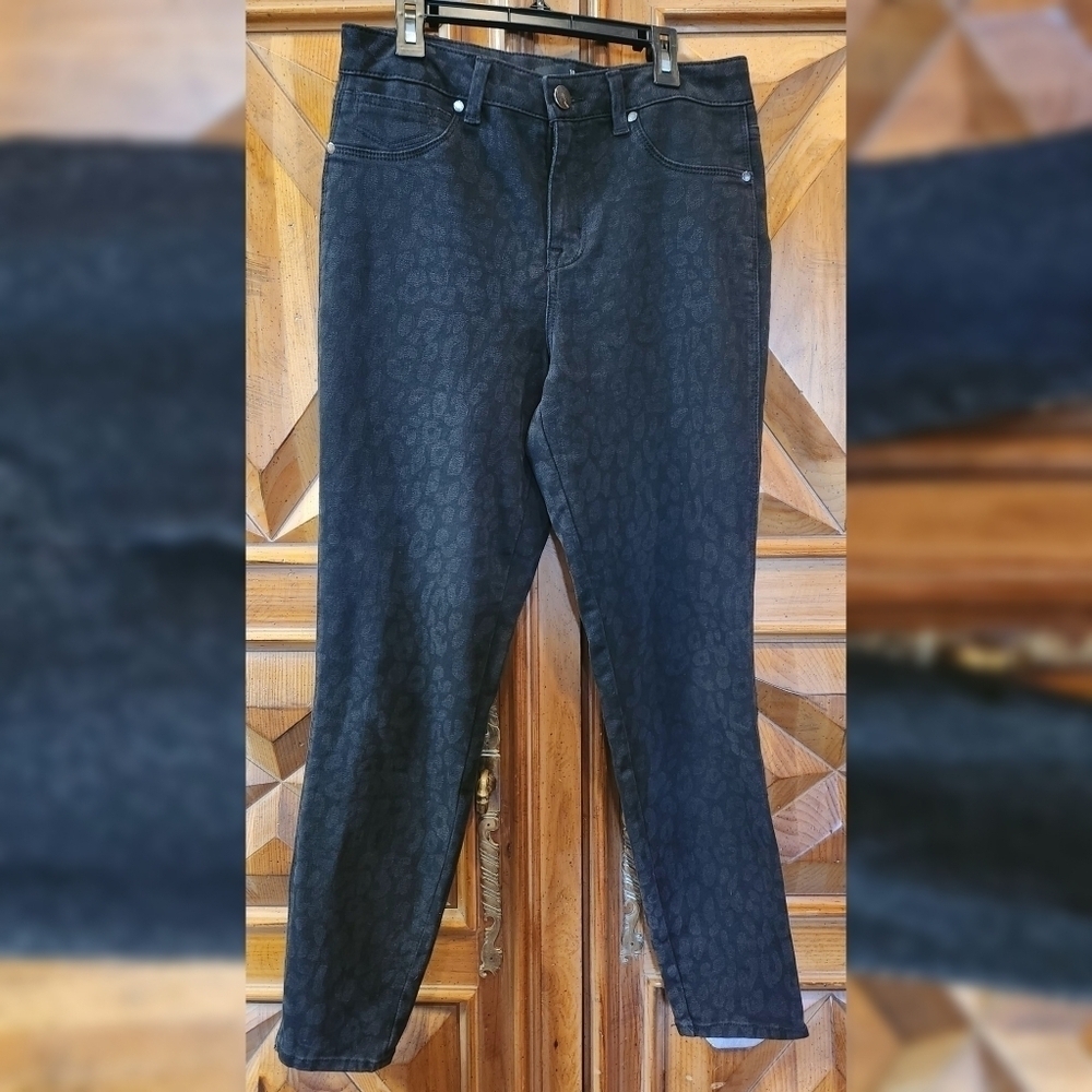 1822 Cheetah Print Pants Sz 8